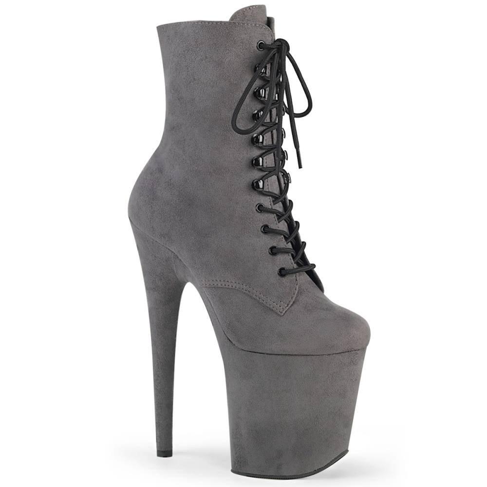 Pleaser - FLAMINGO1020FS Bottes de plateforme, Pole dance chaussures - Chaussures de pole dance - Gris Product image